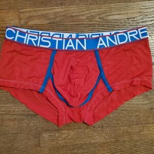 Andrew Christian Red and Blue Men's Briefs